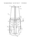 DEPLOYABLE BOAT-TAIL DEVICE FOR USE ON PROJECTILES diagram and image