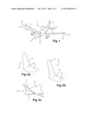 Aircraft with yaw control by differential drag diagram and image