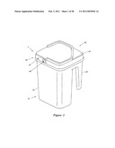 CONTAINER AND LID WITH MULTIPLE CHAMBERS AND RELATED METHODS diagram and image