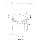 CONTAINER AND LID WITH MULTIPLE CHAMBERS AND RELATED METHODS diagram and image