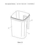 CONTAINER AND LID WITH MULTIPLE CHAMBERS AND RELATED METHODS diagram and image