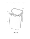 CONTAINER AND LID WITH MULTIPLE CHAMBERS AND RELATED METHODS diagram and image