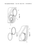 CONTAINER AND LID WITH MULTIPLE CHAMBERS AND RELATED METHODS diagram and image