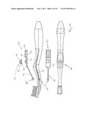 Process for producing a toothbrush diagram and image