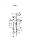 MEDIUM DELIVERY DEVICE, MEDIUM PROCESSING APPARATUS AND CHECK DELIVERY DEVICE WITH A PRESSING UNIT diagram and image