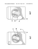 DOOR FRAME FOR A HOUSEHOLD APPLIANCE DOOR diagram and image