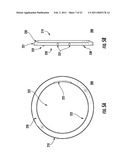 DOOR FRAME FOR A HOUSEHOLD APPLIANCE DOOR diagram and image