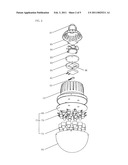 LIGHT EMITTING DIODE LIGHTING DEVICE diagram and image