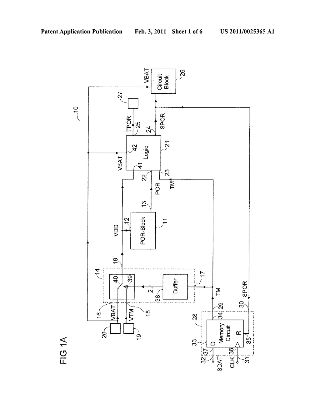 Circuit Arrangement and Method for Testing a Reset Circuit - diagram, schematic, and image 02