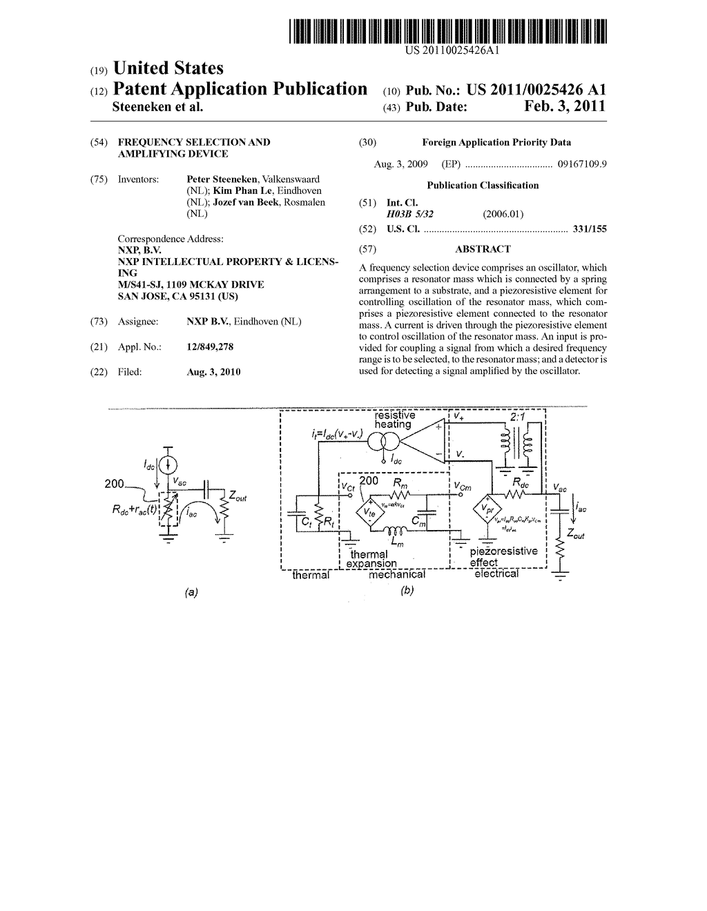 FREQUENCY SELECTION AND AMPLIFYING DEVICE - diagram, schematic, and image 01