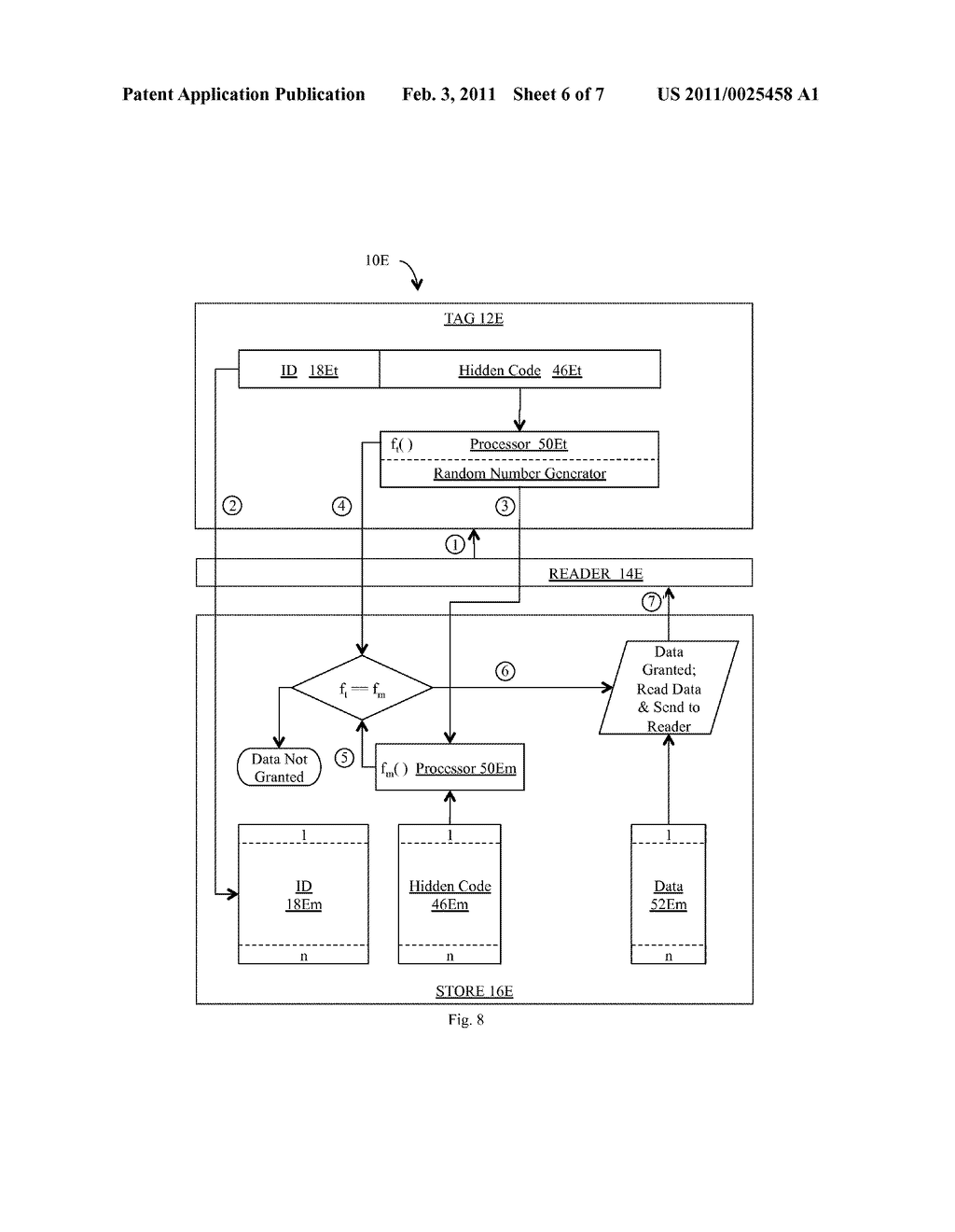METHOD AND APPARATUS FOR AUTHENTICATING RFID TAGS - diagram, schematic, and image 07