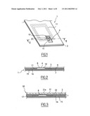 Structure including an electronic device, in particular for fabricating a security document or a document of value diagram and image