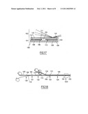 Structure including an electronic device, in particular for fabricating a security document or a document of value diagram and image