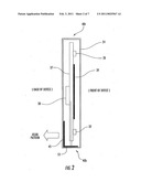 MOBILE WIRELESS COMMUNICATIONS DEVICE ANTENNA ASSEMBLY WITH ANTENNA ELEMENT AND FLOATING DIRECTOR ELEMENT ON FLEXIBLE SUBSTRATE AND RELATED METHODS diagram and image