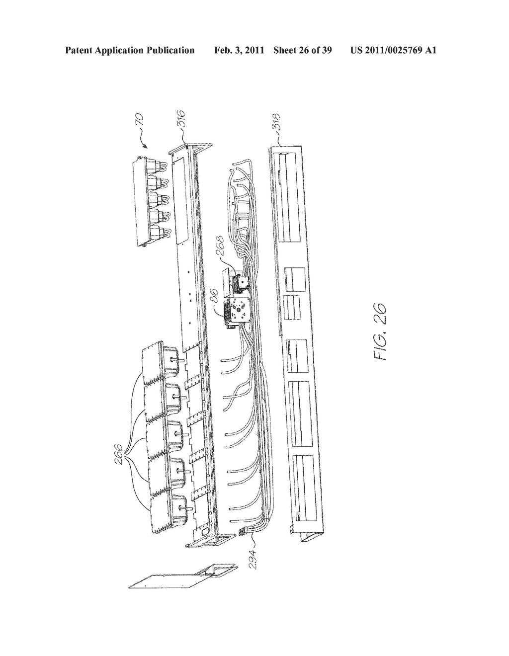 WIDE FORMAT PRINTER WITH PRINTHEADS SUPPLIED BY MULTIPLE INK CONDUITS CONNECTED BY A BYPASS LINE - diagram, schematic, and image 27