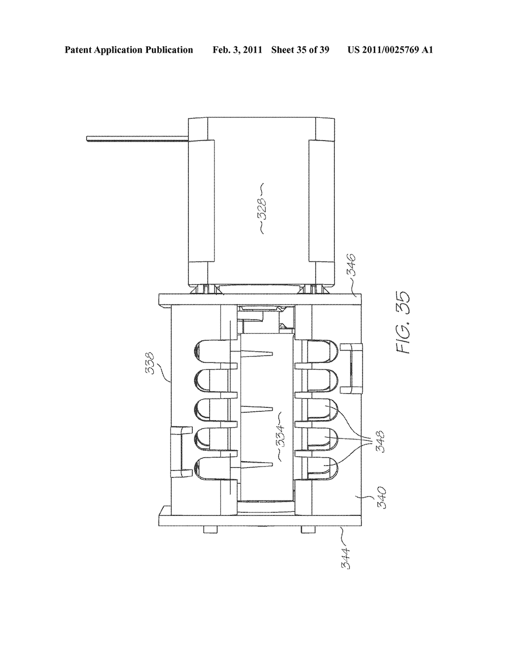 WIDE FORMAT PRINTER WITH PRINTHEADS SUPPLIED BY MULTIPLE INK CONDUITS CONNECTED BY A BYPASS LINE - diagram, schematic, and image 36