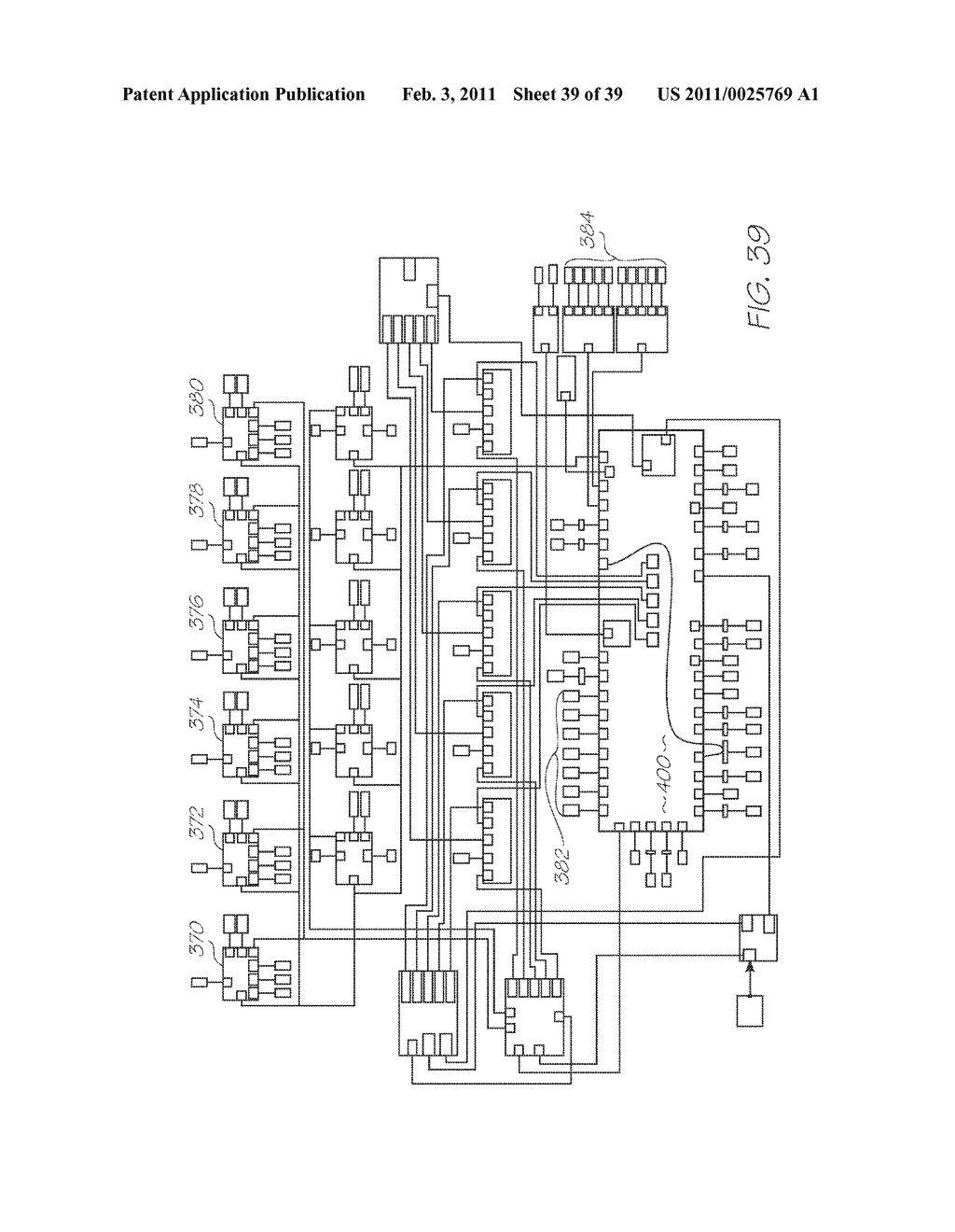 WIDE FORMAT PRINTER WITH PRINTHEADS SUPPLIED BY MULTIPLE INK CONDUITS CONNECTED BY A BYPASS LINE - diagram, schematic, and image 40