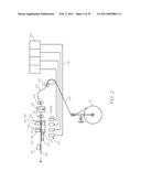 WIDE FORMAT PRINTER WITH MEDIA ENCODER IN THE PLATEN diagram and image