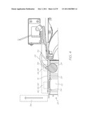 Wide format printer with independently movable printed service modules diagram and image