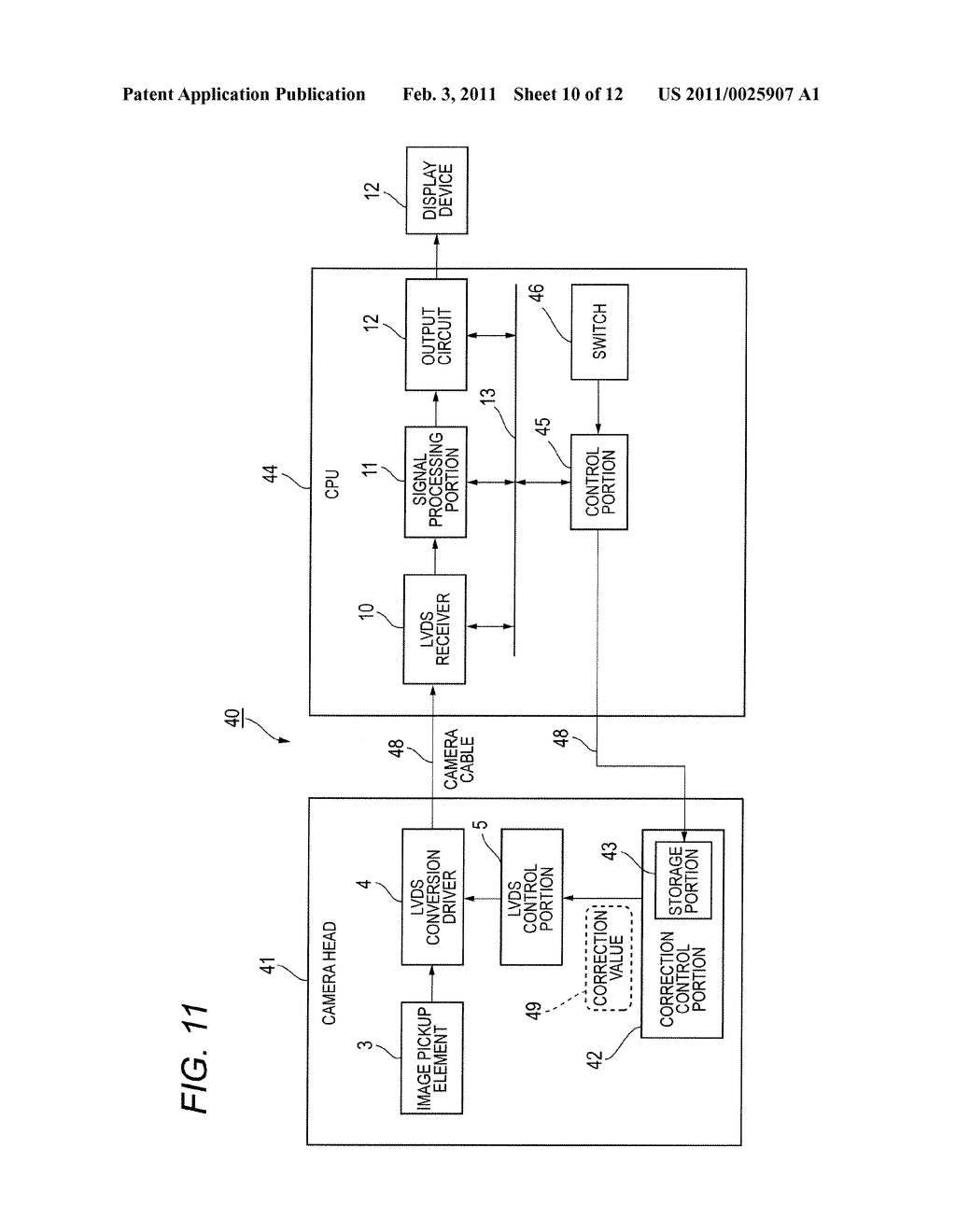 Camera Head Separated Type Camera Device - diagram, schematic, and image 11