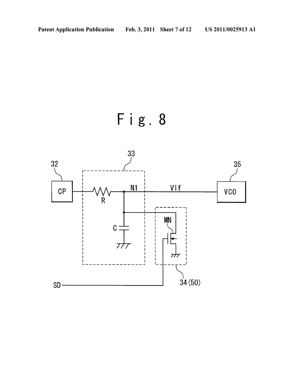 CLOCK DATA RECOVERY CIRCUIT AND DISPLAY DEVICE - diagram, schematic, and image 08