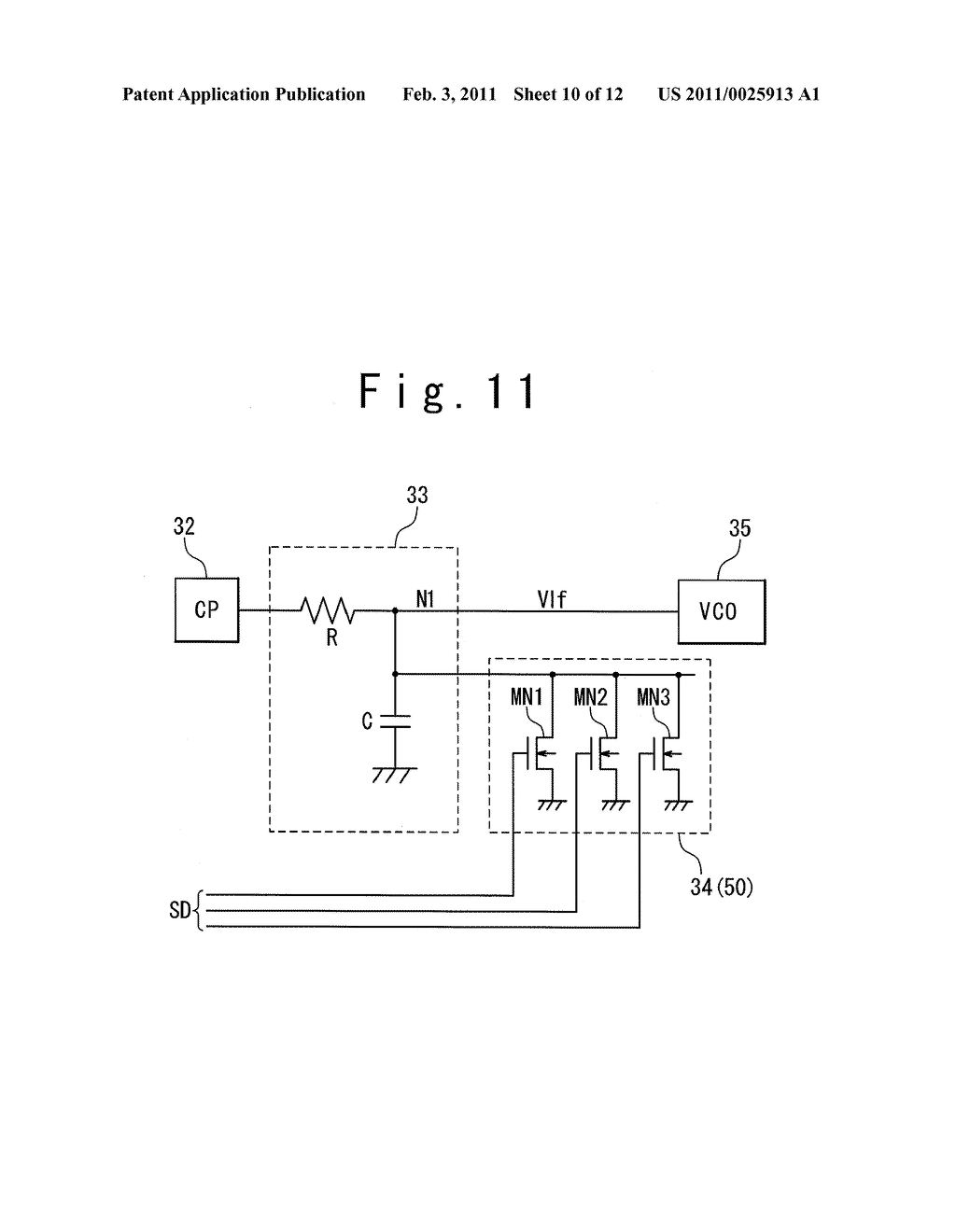 CLOCK DATA RECOVERY CIRCUIT AND DISPLAY DEVICE - diagram, schematic, and image 11