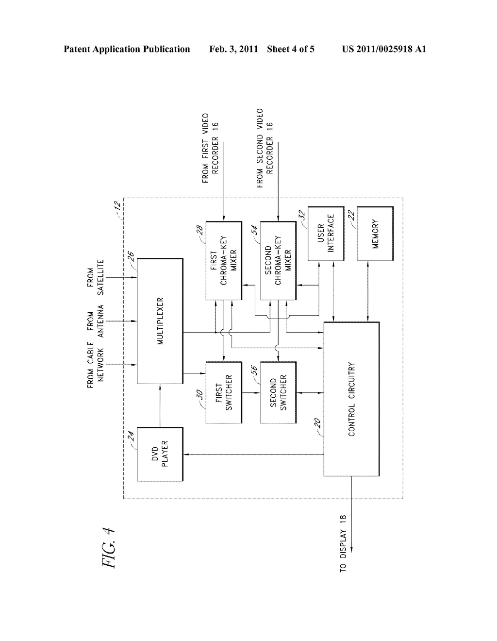 METHODS AND SYSTEMS FOR CONTROLLING VIDEO COMPOSITING IN AN INTERACTIVE ENTERTAINMENT SYSTEM - diagram, schematic, and image 05