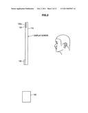 Display device and audio output device diagram and image