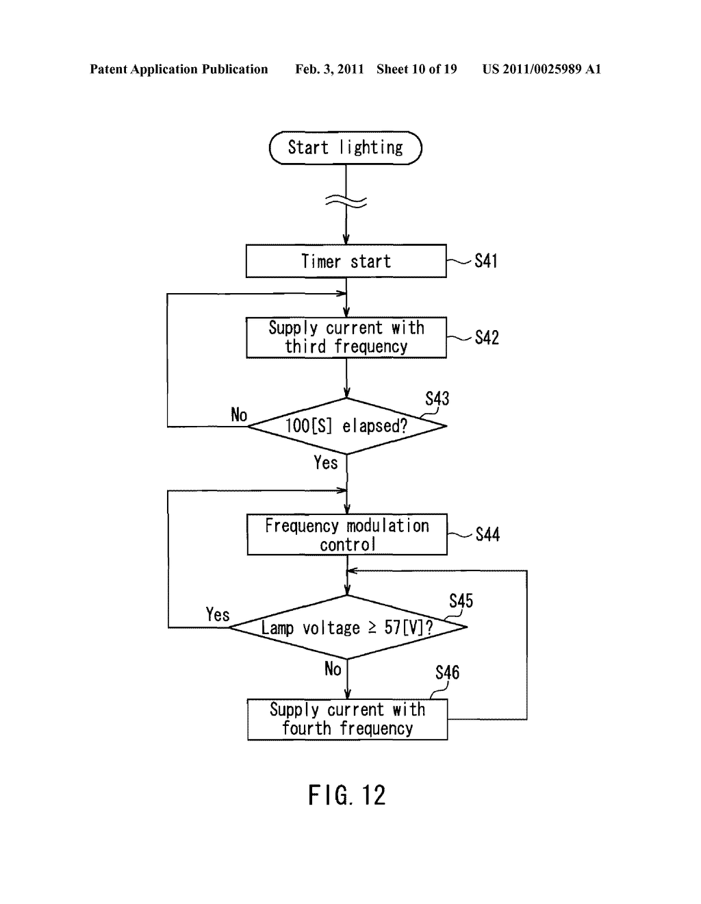 HIGH-PRESSURE DISCHARGE LAMP LIGHTING DEVICE, HIGH-PRESSURE DISCHARGE LAMP DEVICE USING SAME, PROJECTOR USING SAID HIGH-PRESSURE DISCHARGE LAMP DEVICE, AND HIGH-PRESSURE DISCHARGE LAMP LIGHTING METHOD - diagram, schematic, and image 11