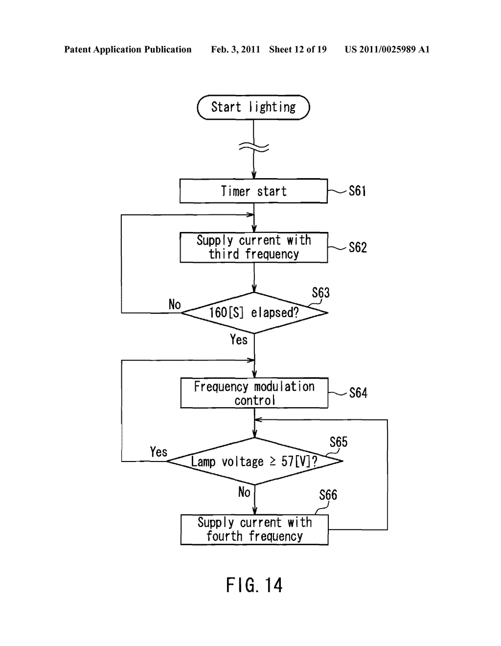 HIGH-PRESSURE DISCHARGE LAMP LIGHTING DEVICE, HIGH-PRESSURE DISCHARGE LAMP DEVICE USING SAME, PROJECTOR USING SAID HIGH-PRESSURE DISCHARGE LAMP DEVICE, AND HIGH-PRESSURE DISCHARGE LAMP LIGHTING METHOD - diagram, schematic, and image 13