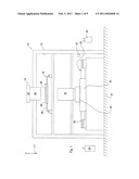 Apparatus and method for maintaining immersion fluid in the gap under the projection lens during wafer exchange in an immersion lithography machine diagram and image