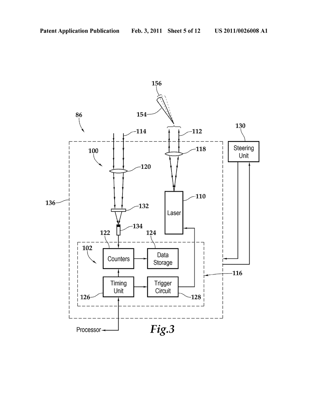 Lidar Measurement Device with Target Tracking and Method for Use of Same - diagram, schematic, and image 06