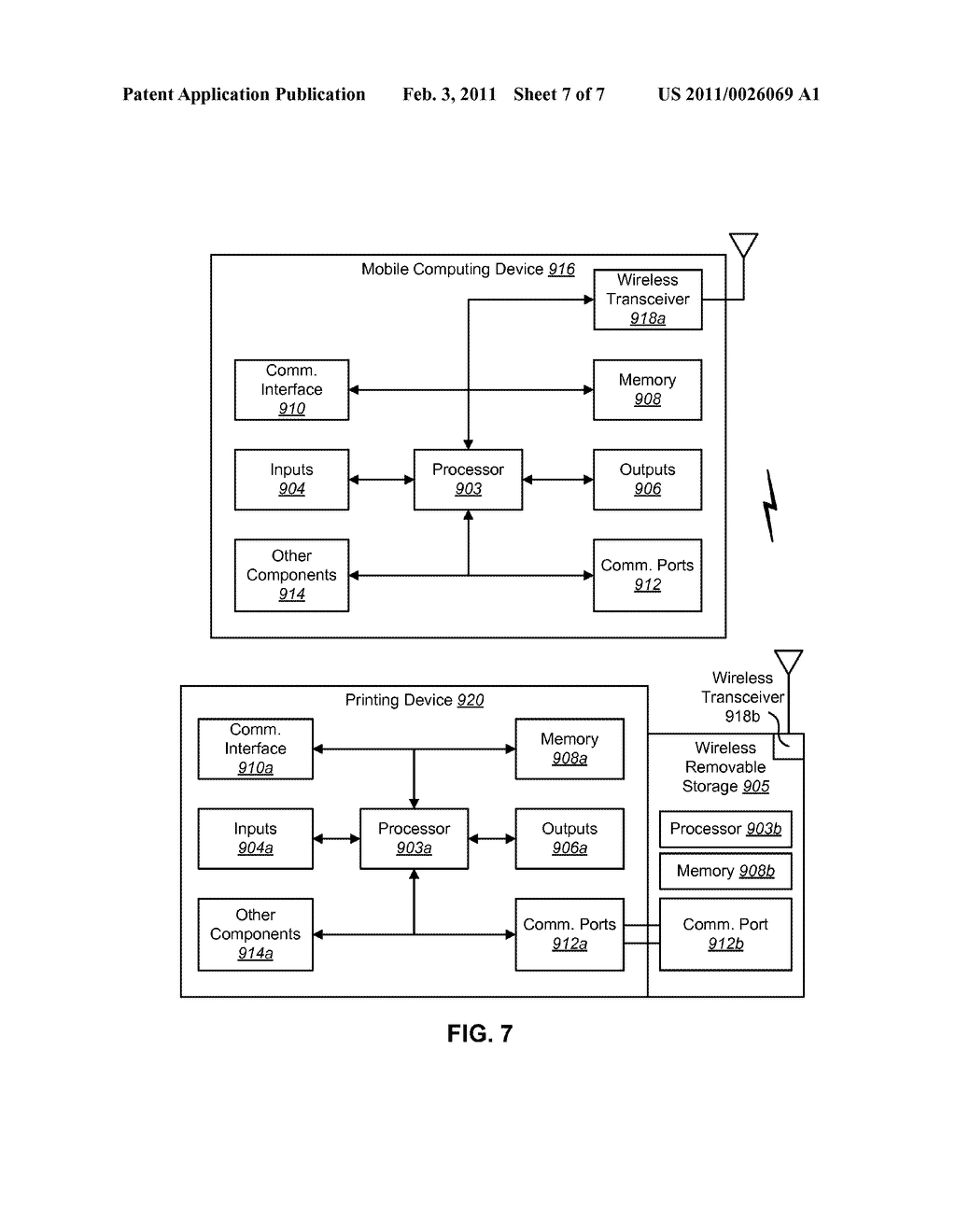 SYSTEMS AND METHODS FOR PERFORMING AN IMAGING OPERATION USING A WIRELESS REMOVABLE STORAGE DEVICE - diagram, schematic, and image 08