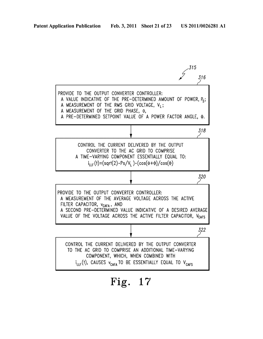 APPARATUS AND METHOD FOR CONTROLLING DC-AC POWER CONVERSION - diagram, schematic, and image 22