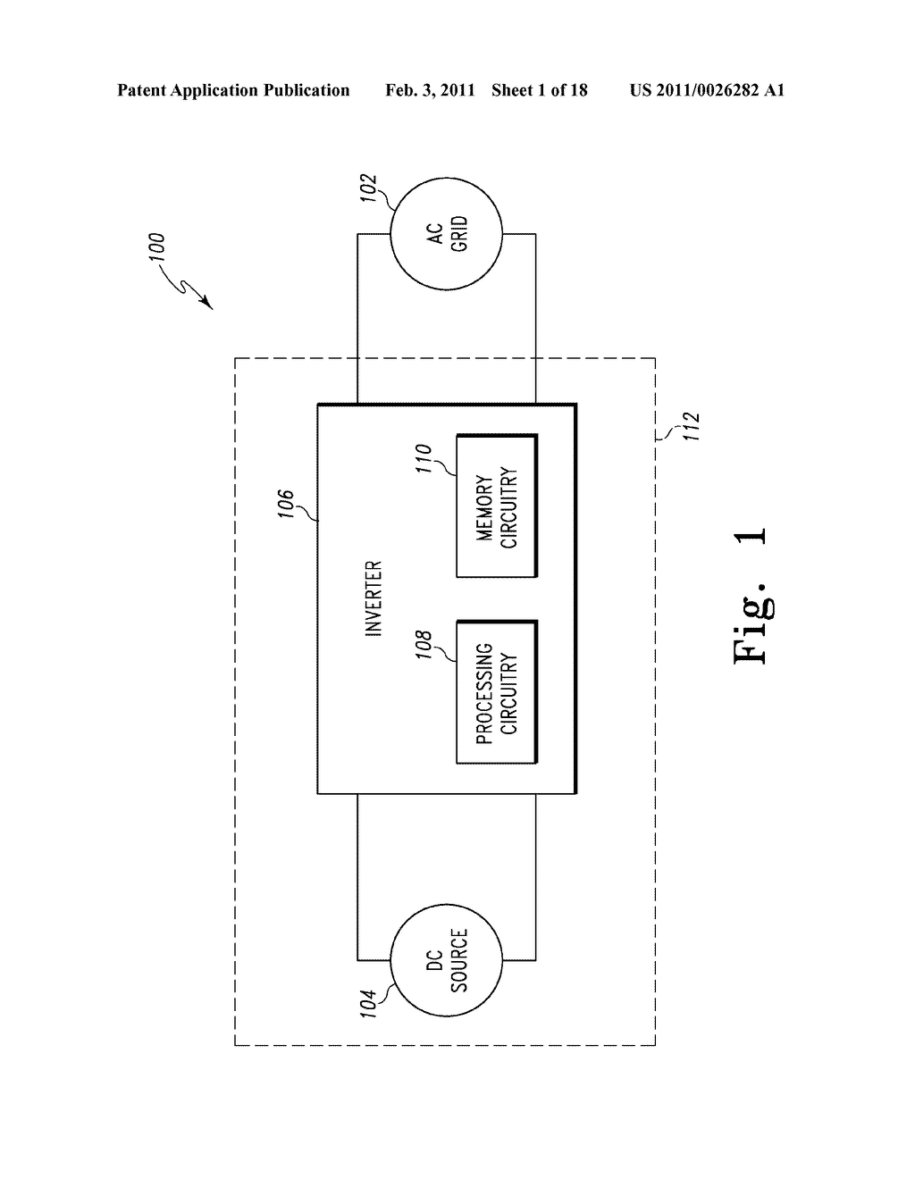 APPARATUS FOR CONVERTING DIRECT CURRENT TO ALTERNATING CURRENT - diagram, schematic, and image 02