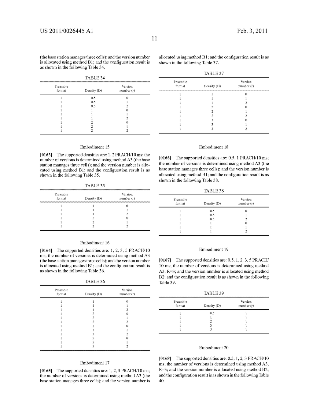 Method for configuring and indicating Physical Random Access Channel PRACH parameters in a Time Division Duplex system - diagram, schematic, and image 14