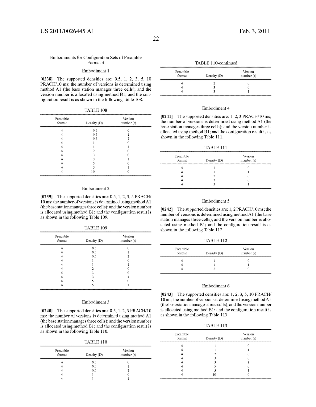 Method for configuring and indicating Physical Random Access Channel PRACH parameters in a Time Division Duplex system - diagram, schematic, and image 25