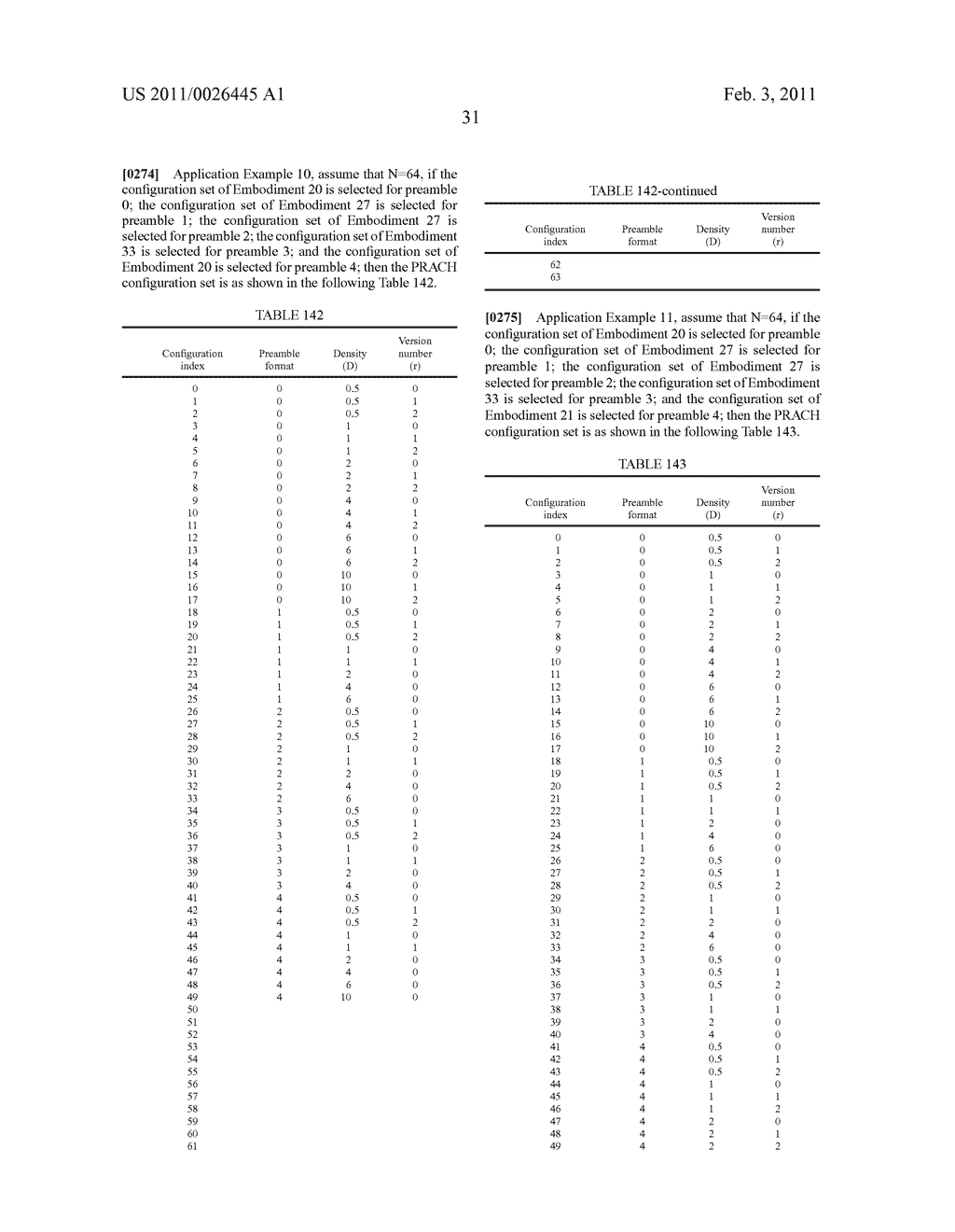 Method for configuring and indicating Physical Random Access Channel PRACH parameters in a Time Division Duplex system - diagram, schematic, and image 34