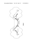 PSEUDO WIRE LABEL REFLECTOR, AN EDGE EQUIPMENT, AND A TWO-LAYER VIRTUAL NETWORK diagram and image