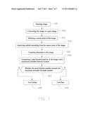 SYSTEM AND METHOD FOR DETECTING BLEMISHES IN AN IMAGE CAPTURED BY AN ELECTRONIC DEVICE diagram and image