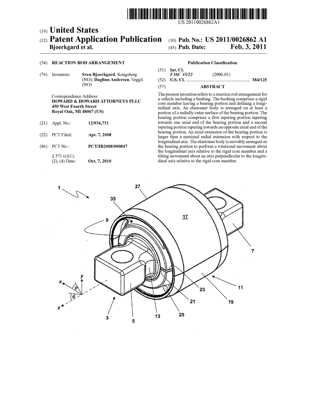 REACTION ROD ARRANGEMENT - diagram, schematic, and image 01