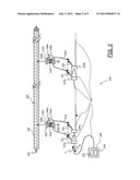 DEVICE FOR APPLYING A FIBER-OPTIC MONITORING SYSTEM TO A COMPONENT TO BE MONITORED diagram and image