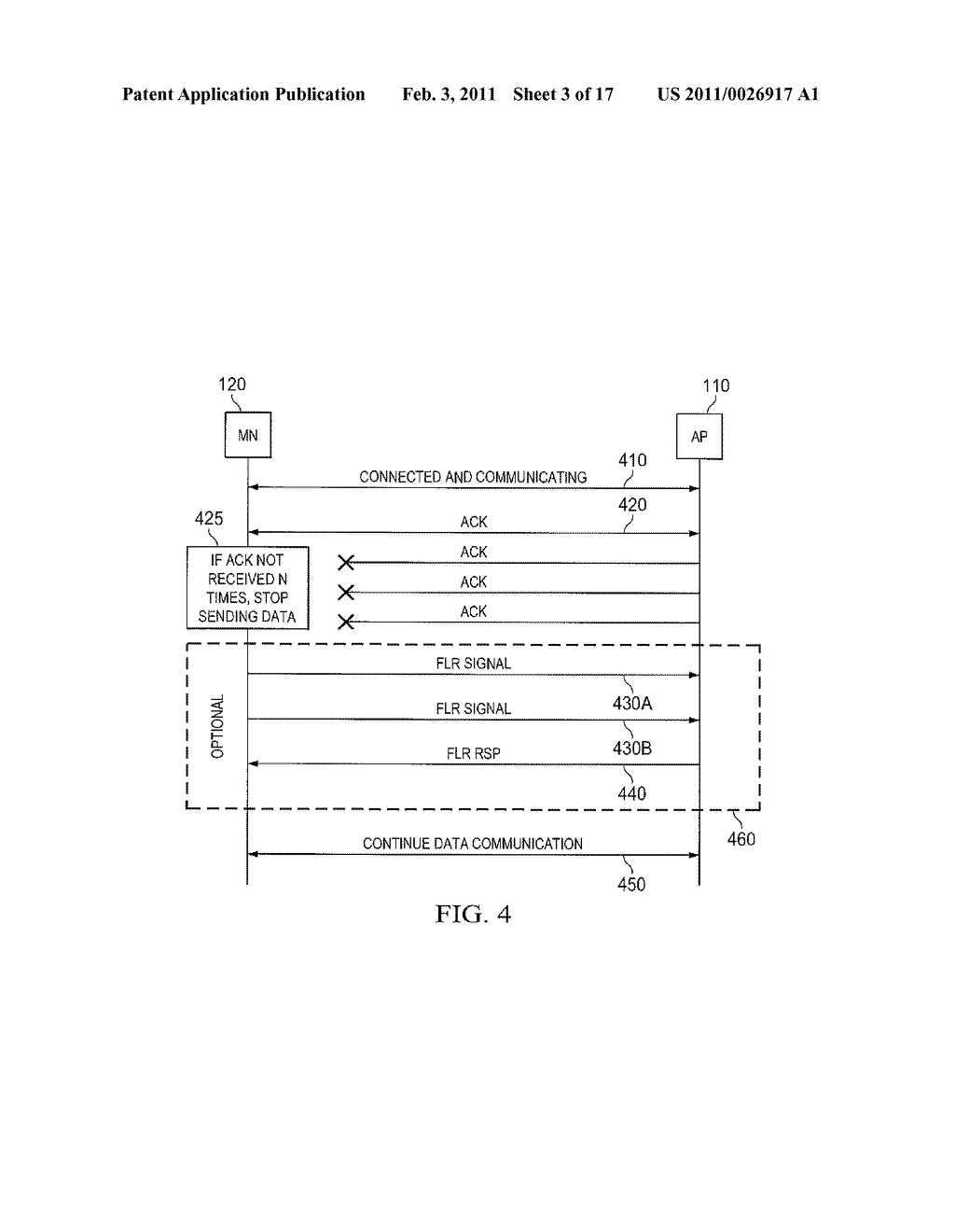 METHODS AND APPARATUS FOR FAST AND ENERGY-EFFICIENT LINK RECOVERY IN A VISIBLE LIGHT COMMUNICATION (VLC) SYSTEM - diagram, schematic, and image 04