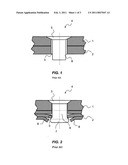 SOLID RIVET FOR JOINING COMPOSITE COMPONENT PARTS diagram and image