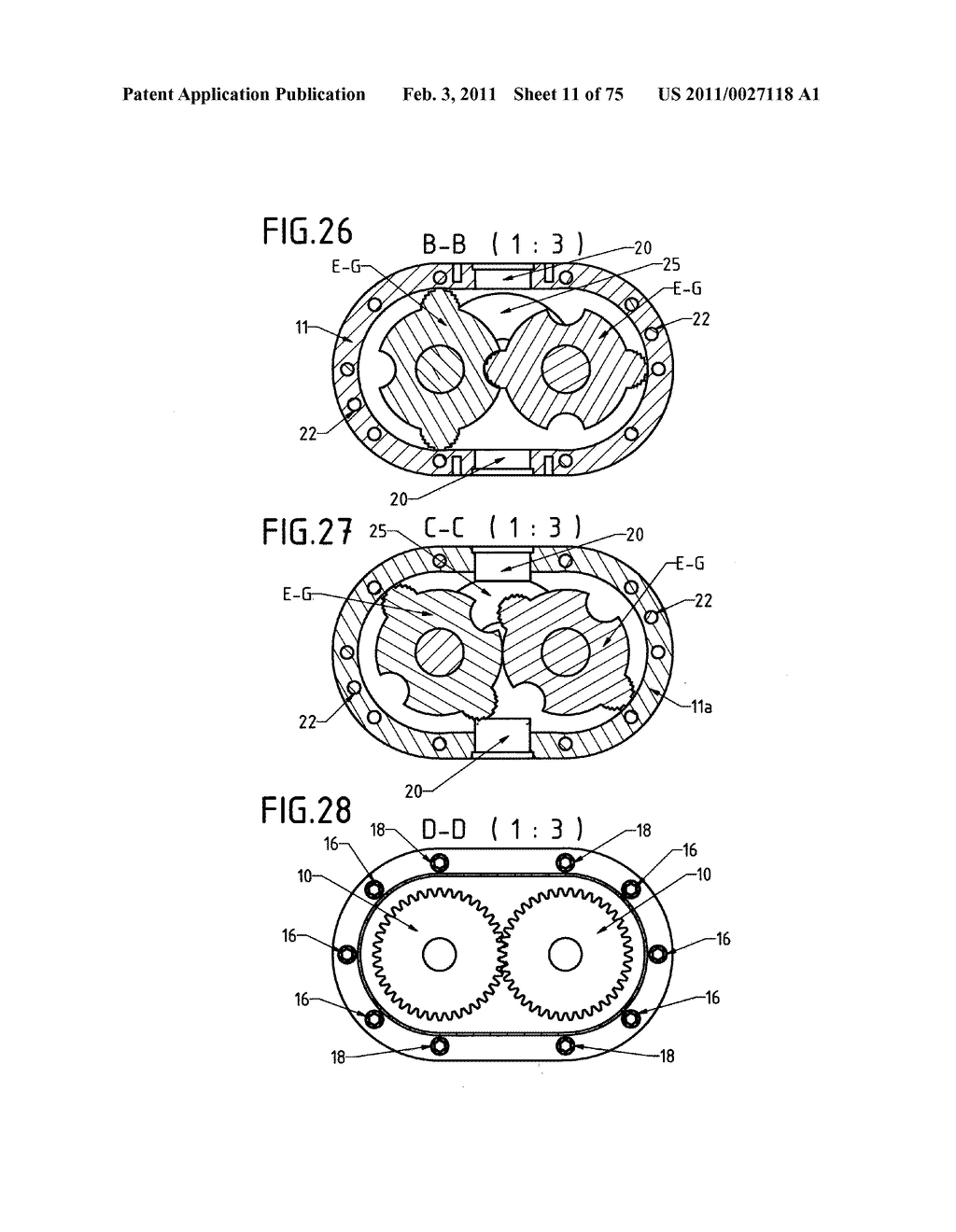 DEVICE WITH ROTARY PISTONS THAT CAN BE USED AS A COMPRESSOR, A PUMP, A VACUUM PUMP, A TURBINE, A MOTOR AND AS OTHER DRIVING AND DRIVEN HYDRAULIC-PNEUMATIC MACHINES - diagram, schematic, and image 12