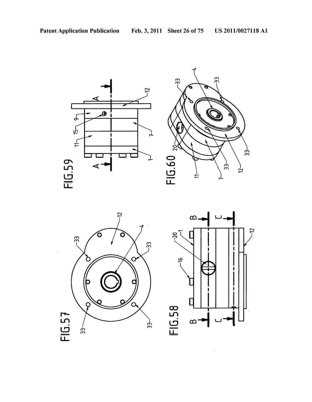 DEVICE WITH ROTARY PISTONS THAT CAN BE USED AS A COMPRESSOR, A PUMP, A VACUUM PUMP, A TURBINE, A MOTOR AND AS OTHER DRIVING AND DRIVEN HYDRAULIC-PNEUMATIC MACHINES - diagram, schematic, and image 27