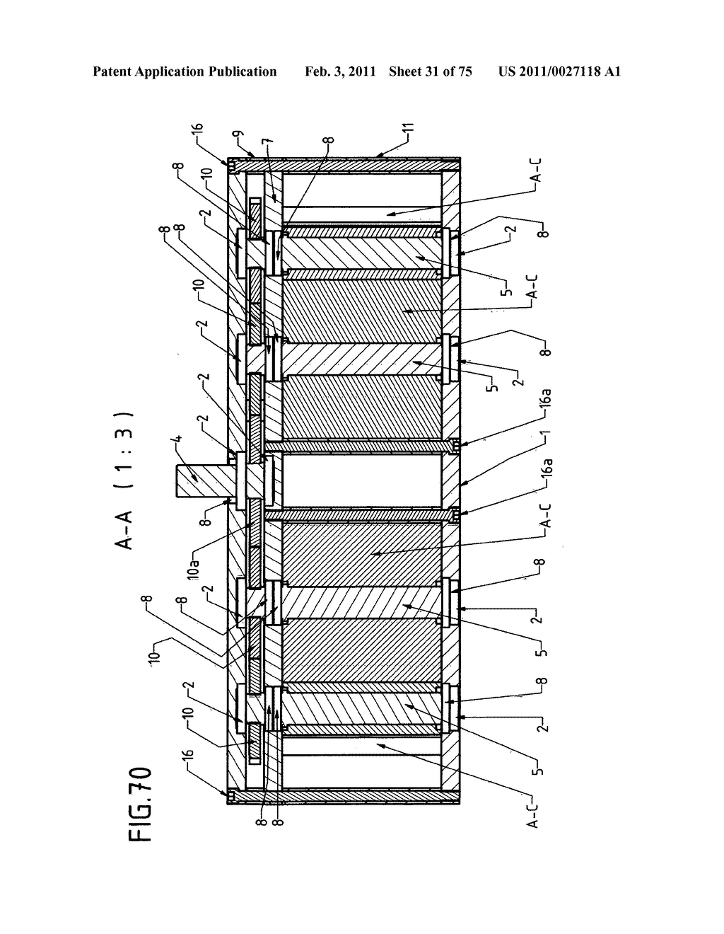 DEVICE WITH ROTARY PISTONS THAT CAN BE USED AS A COMPRESSOR, A PUMP, A VACUUM PUMP, A TURBINE, A MOTOR AND AS OTHER DRIVING AND DRIVEN HYDRAULIC-PNEUMATIC MACHINES - diagram, schematic, and image 32