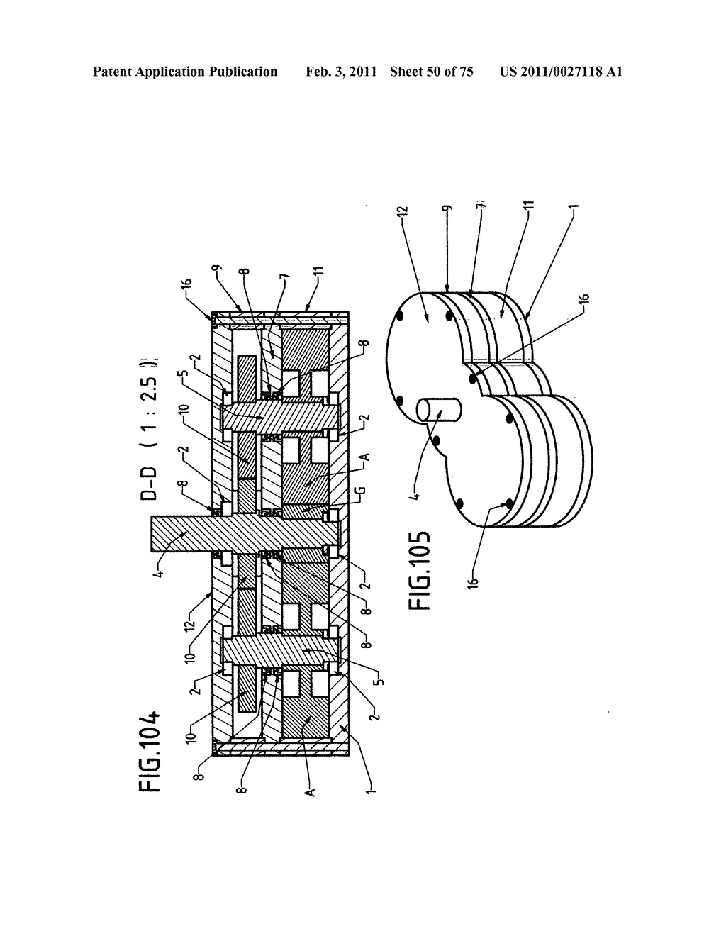 DEVICE WITH ROTARY PISTONS THAT CAN BE USED AS A COMPRESSOR, A PUMP, A VACUUM PUMP, A TURBINE, A MOTOR AND AS OTHER DRIVING AND DRIVEN HYDRAULIC-PNEUMATIC MACHINES - diagram, schematic, and image 51