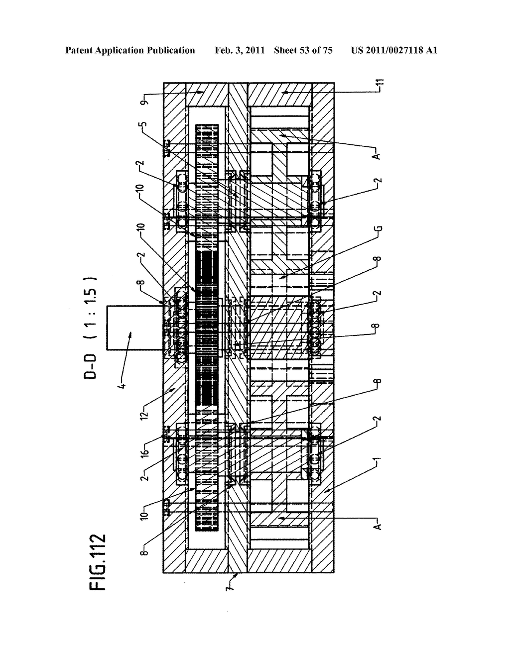 DEVICE WITH ROTARY PISTONS THAT CAN BE USED AS A COMPRESSOR, A PUMP, A VACUUM PUMP, A TURBINE, A MOTOR AND AS OTHER DRIVING AND DRIVEN HYDRAULIC-PNEUMATIC MACHINES - diagram, schematic, and image 54