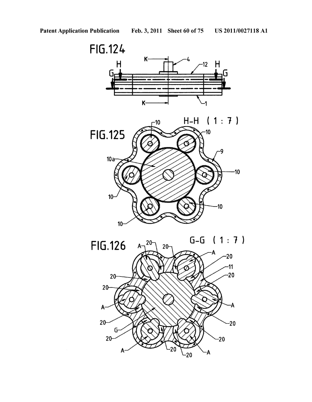 DEVICE WITH ROTARY PISTONS THAT CAN BE USED AS A COMPRESSOR, A PUMP, A VACUUM PUMP, A TURBINE, A MOTOR AND AS OTHER DRIVING AND DRIVEN HYDRAULIC-PNEUMATIC MACHINES - diagram, schematic, and image 61